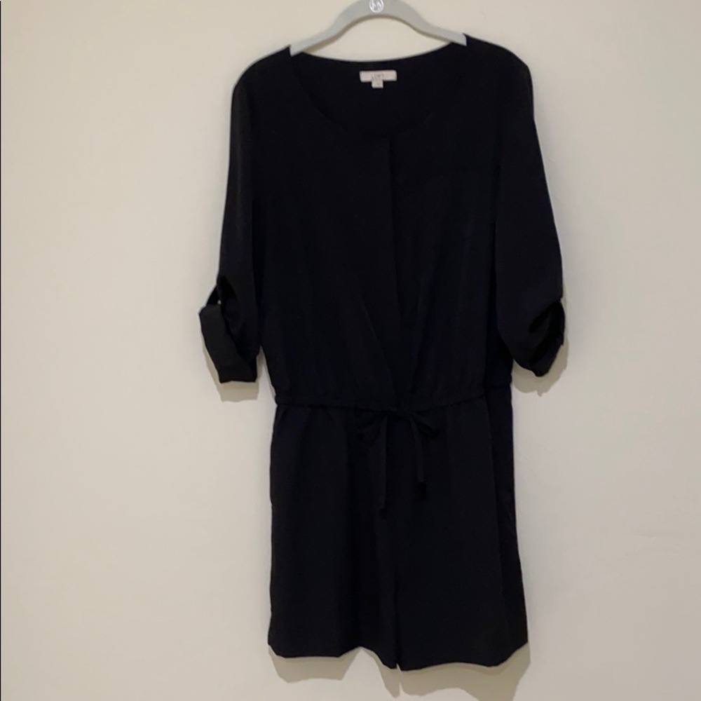 Ann Taylor loft black romper
